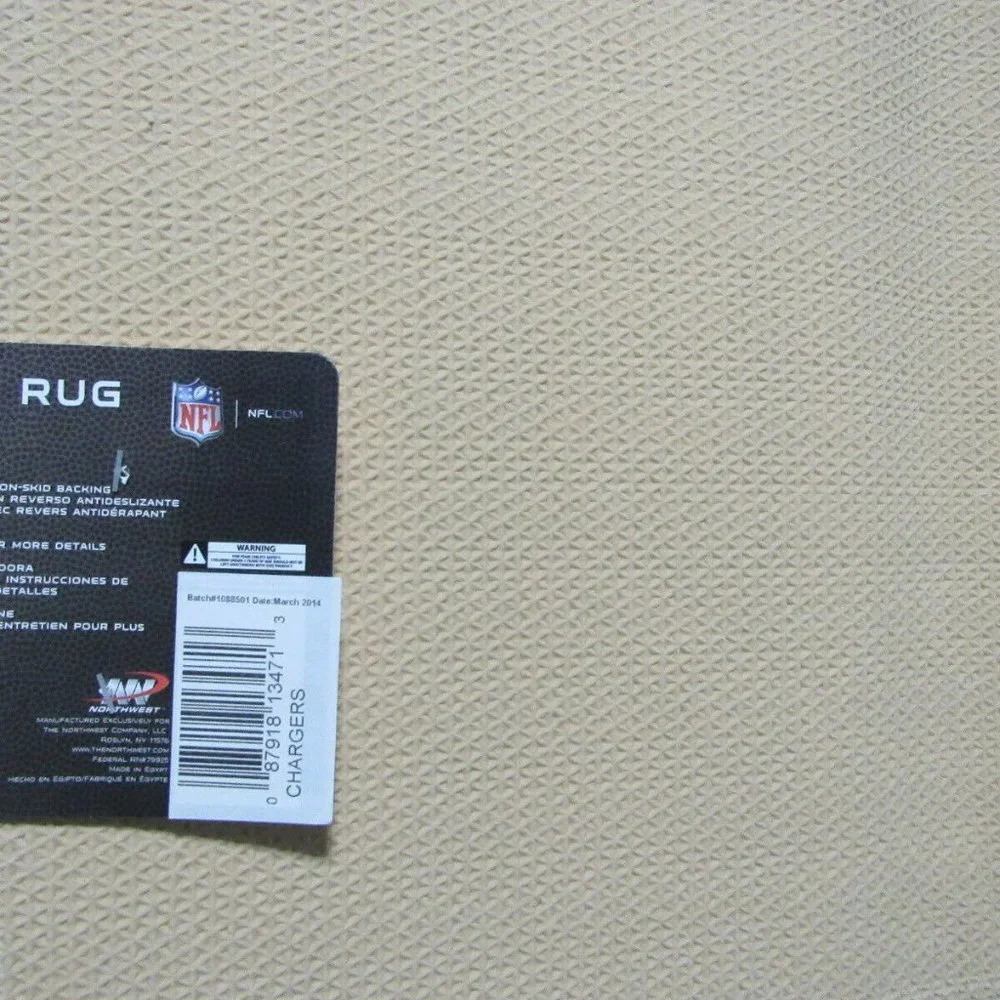 NFL CHARGERS BATH RUG